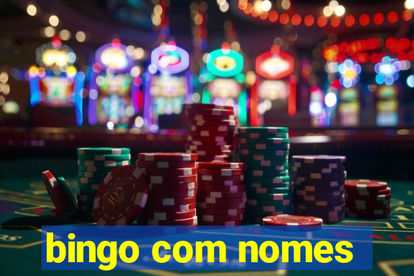 bingo com nomes